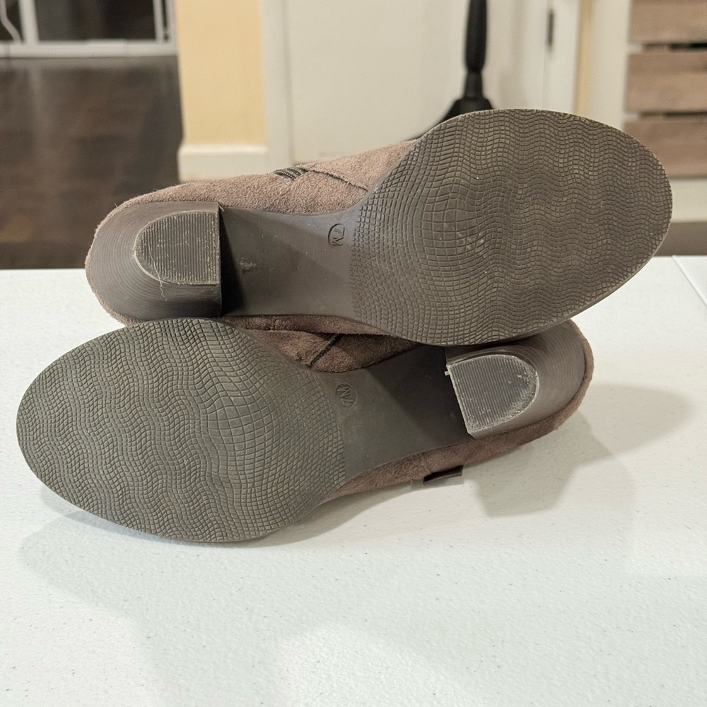 Coach and Four Brown Suede Ankle Boots - Picture 7 of 9